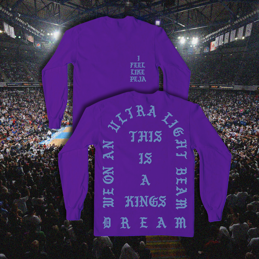 "I FEEL LIKE PEJA" Purple L/S Shirt
